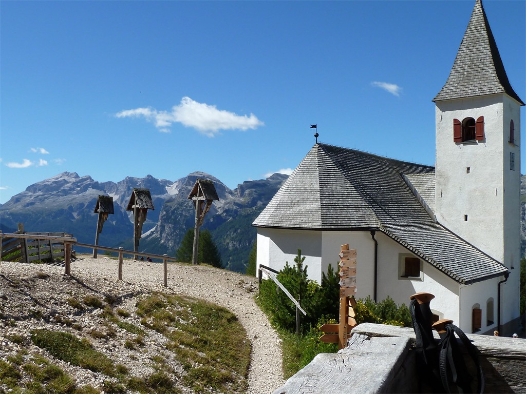 Wallfahrtskirche La Crusc (Heiligkreuz)