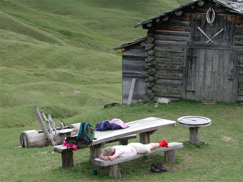 Siesta im Grünen